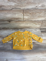 Christian Robinson Polka Dot Pull Over Sweater Yellow sz 18m