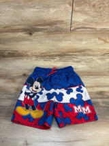 Disney Junior Mickey Mouse Swim Trunks Blue sz 4T