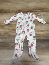 Rabbit + Bear Organic Ribbed Sleeper White sz 0-3m