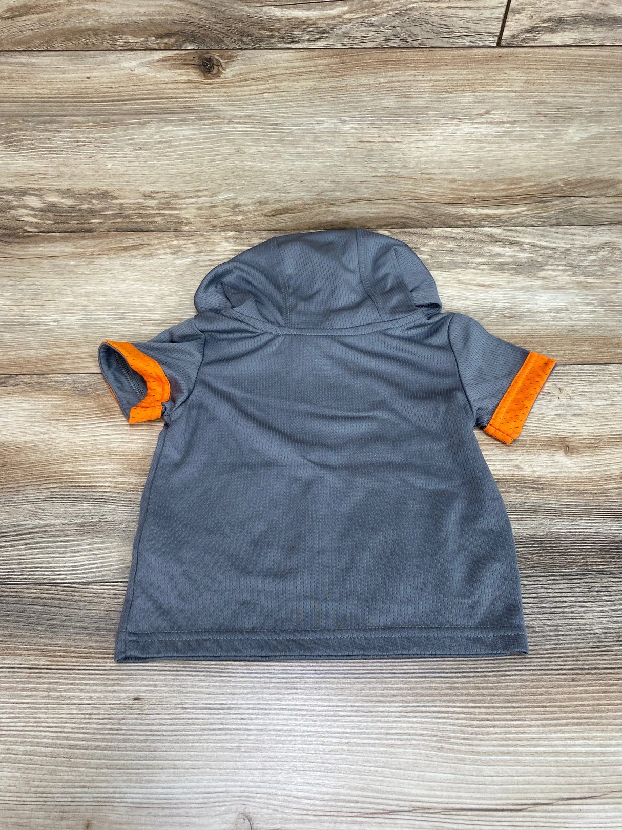 Athletic Works Hooded Baseball Shirt Grey sz 18m