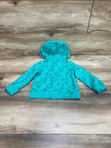 Carter's Chameleon Full Zip Hoodie Green sz 24m