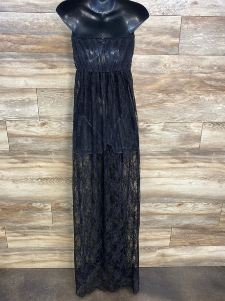 Sleeveless Lace Photoshoot Maternity Gown Black sz Small - Me n Mommy To Be