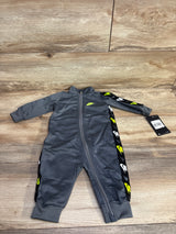 NEW Nike Tapped Coverall Grey sz 6m