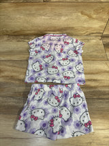 Hello Kitty 2pc Coat Style Pajama Set White sz 12m