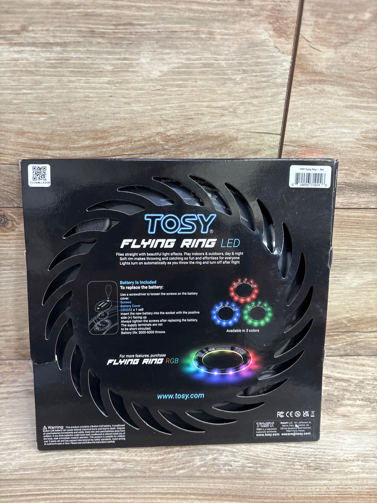 NEW Tosy Flying Ring LED Disk