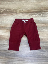 Cat & Jack Joggers Burgundy sz 0-3m