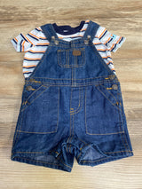 Lee 2pc Denim Overall Set Blue sz 6-9m