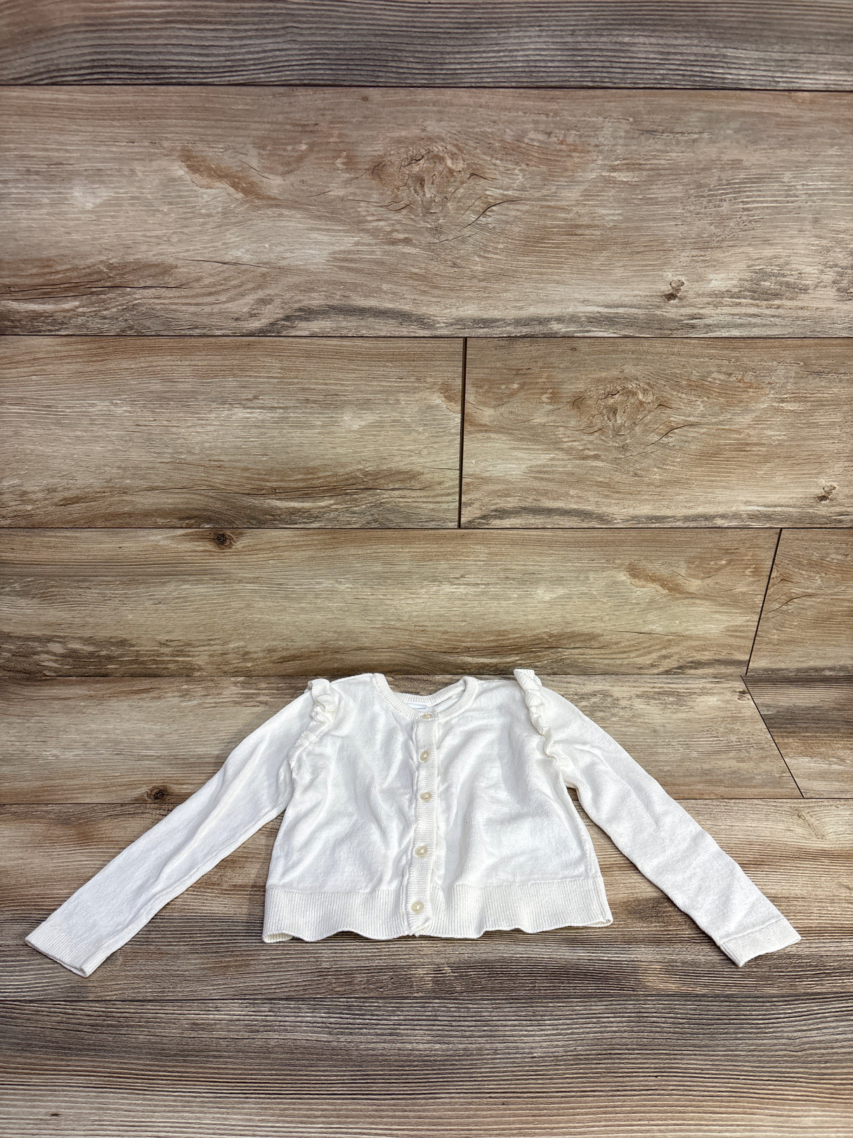 Carter's Button Front Cardigan White sz 3T