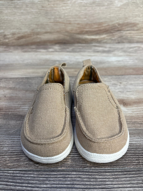 Wonder Nation Slip On Boat Sneakers Brown sz 4c - Me n Mommy To Be