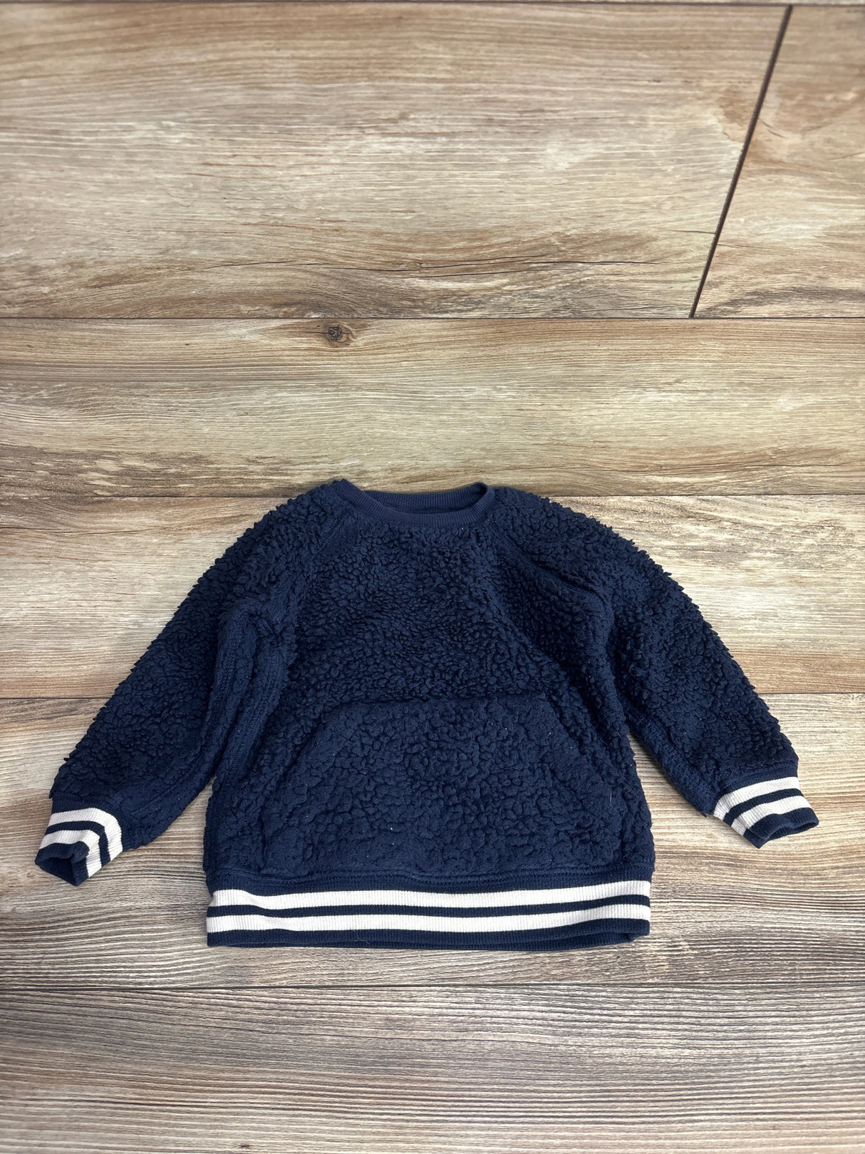 Carter's Sherpa Crewneck Sweatshirt Navy sz 18m