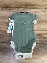 NEW Child Of Mine 3pk Bodysuits Grey sz 0-3m