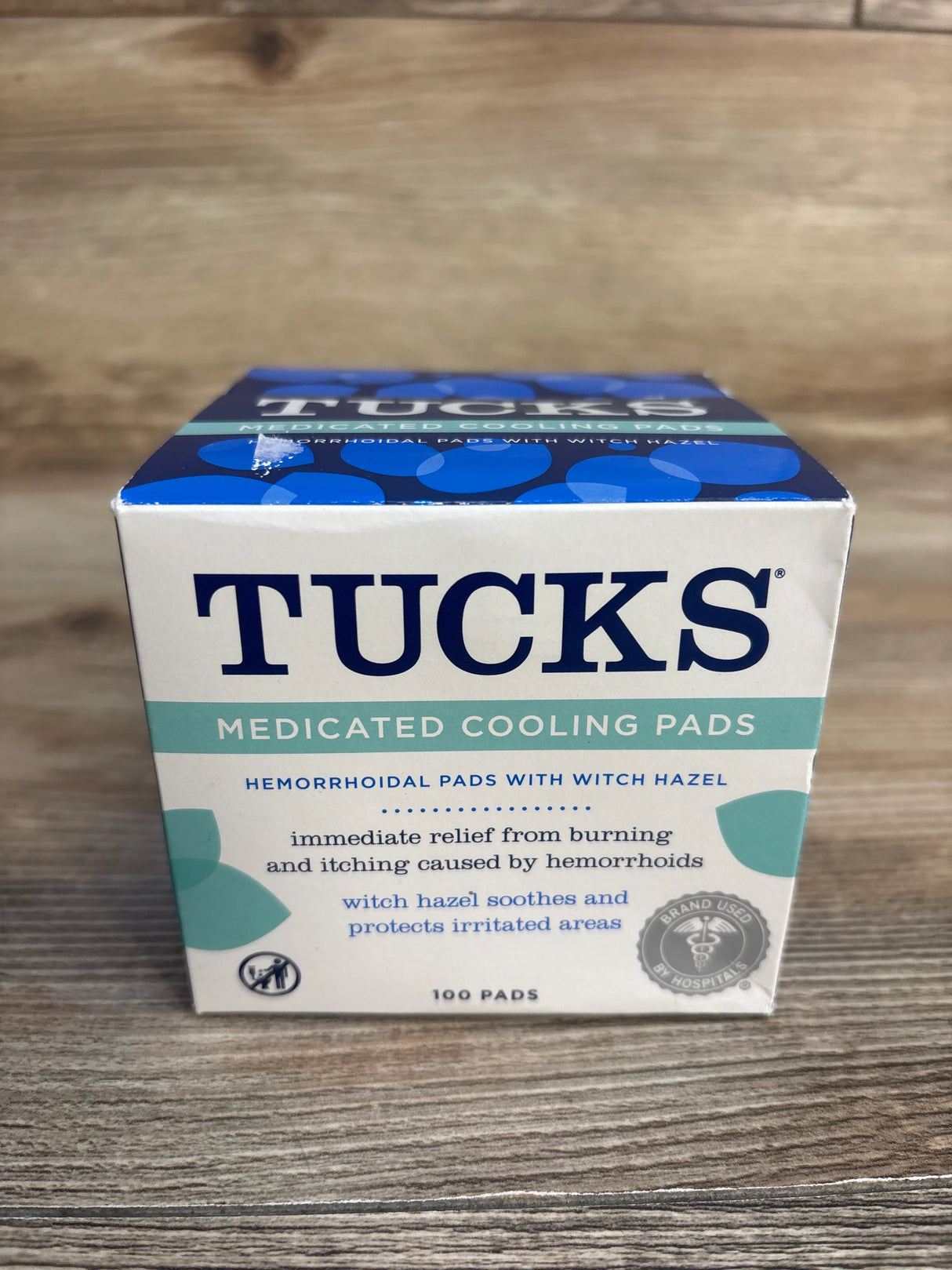 NEW TUCKS Medicated Cooling Pads, 100 Count