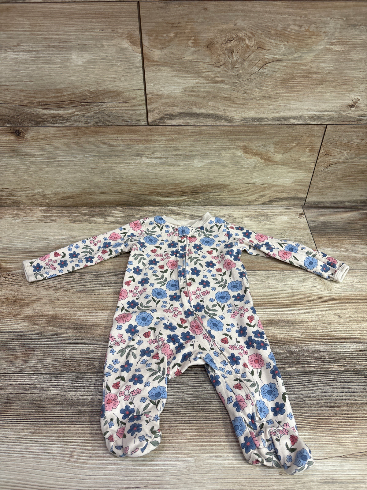 Carter's Floral Sleeper Ivory sz 3m