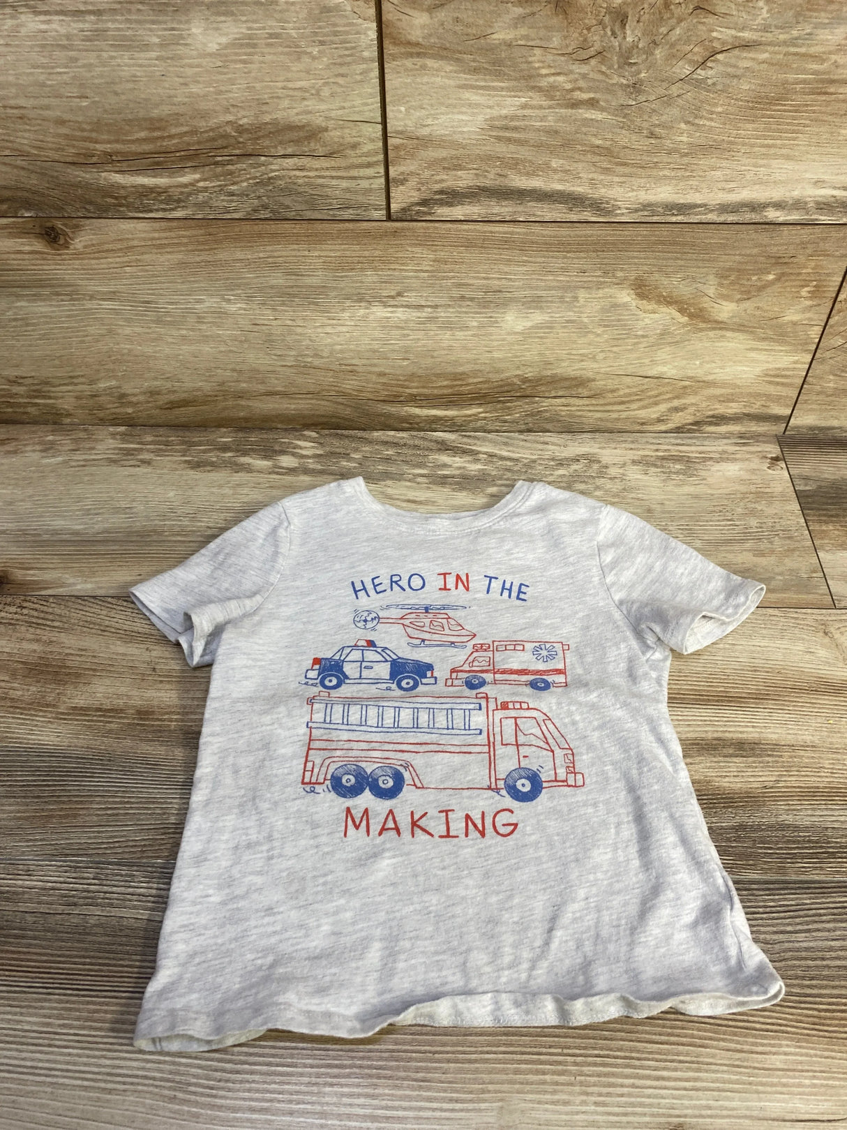 Old Navy Hero In The Making Shirt Grey sz 5T