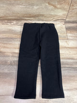 Cat & Jack Fleece Lined Ribbed Pants Black sz 2T