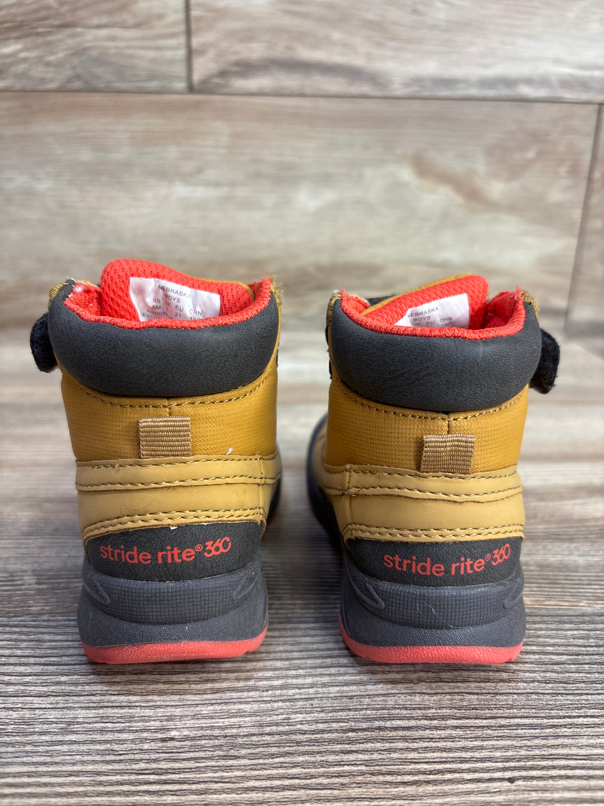 Stide Rite 360 Nebraska 2.0 Boots, Tan sz 5c