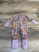 Bums & Roses 'Gobble Till You Wobble' Convertible Romper Lilac sz 3-6m