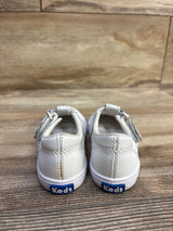 Keds Kids Daphne Leather Sneakers White sz 7c