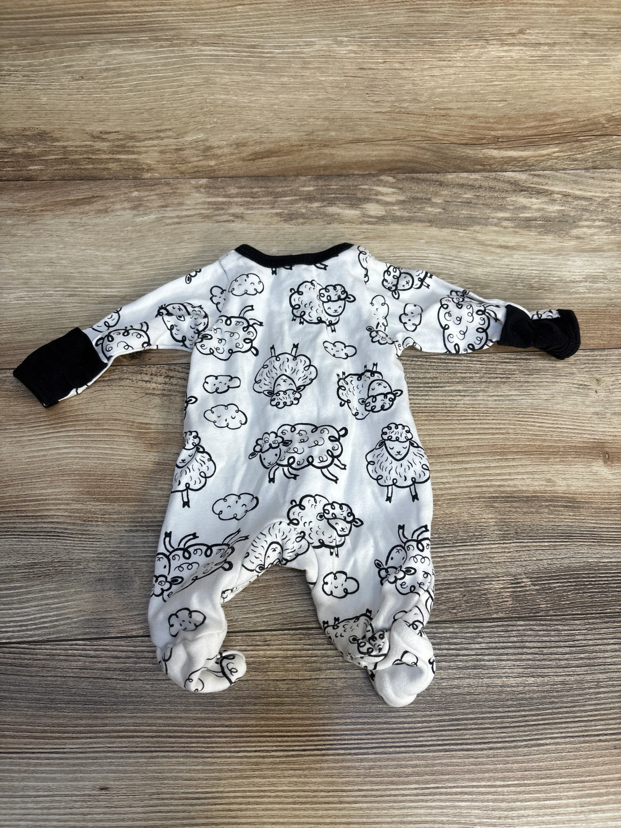 Wonder Nation Sleep N Play Sheep Sleeper White sz PREEMIE