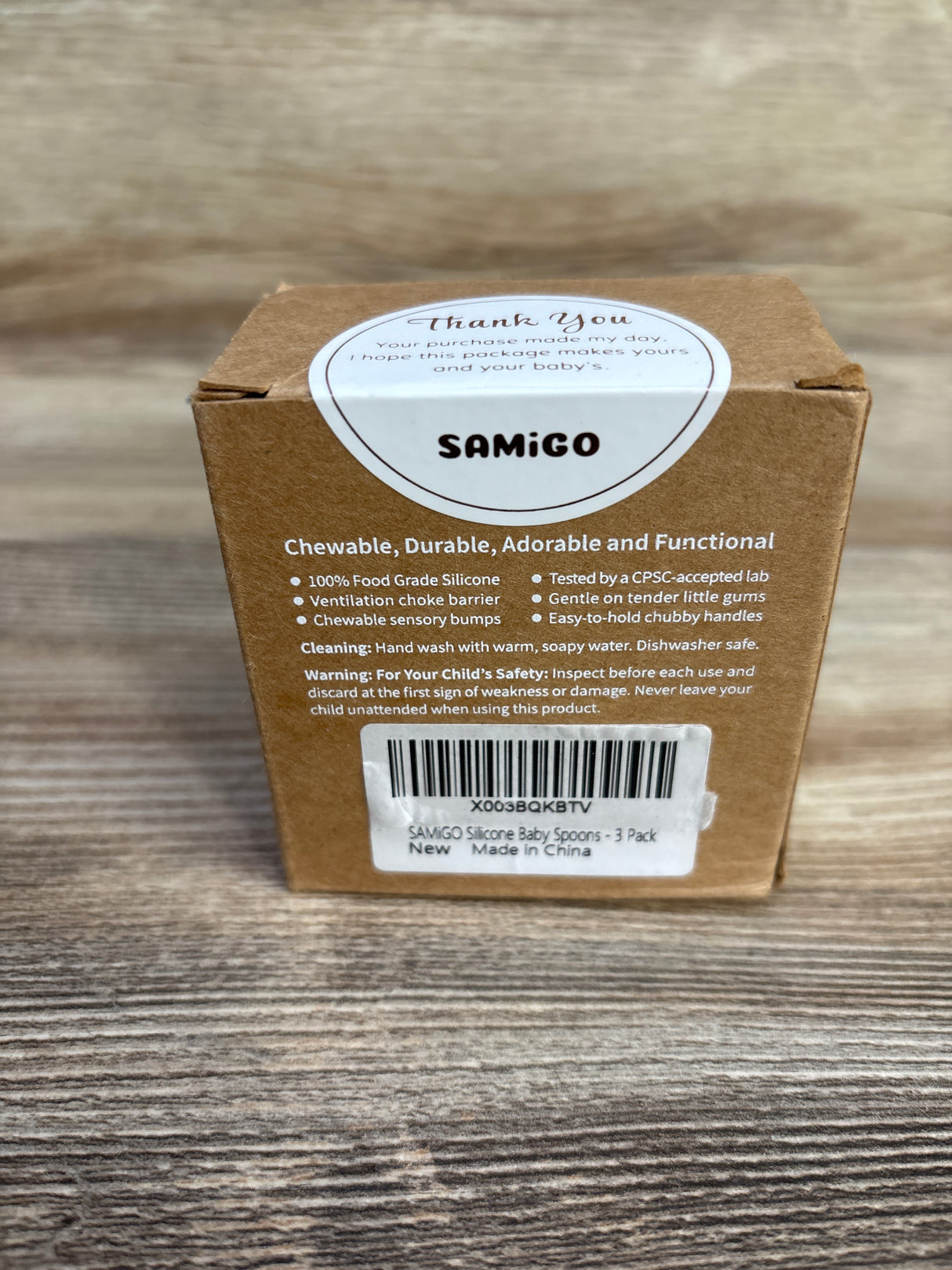 NEW SAMiGO Baby Silicone Spoons 3pk 6m+