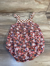 Cat & Jack Floral Bubble Romper Berry sz 18m