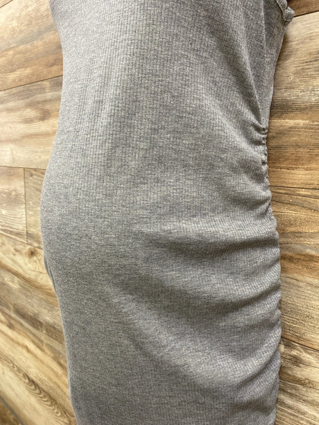 Isabel Maternity Tank Bodycon Dress Grey sz Medium - Me n Mommy To Be