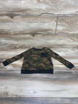 Old Navy Thermal Knit Utility Pocket Camo Shirt Green sz 4T