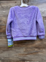 NEW Bluey Plush Sweatshirt Purple sz 3T