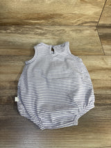 Little Planet Stripes Tank Shortie Romper Purple sz Newborn