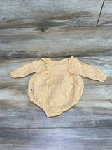 Rabbit + Bear Muslin Ruffle Bubble Romper Yellow sz 3-6m - Me n Mommy To Be