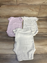 Carter's 3pk Bodysuits White sz 6m