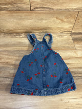 Isaac Mizrahi Embroidered Denim Skirtall Blue sz 2T