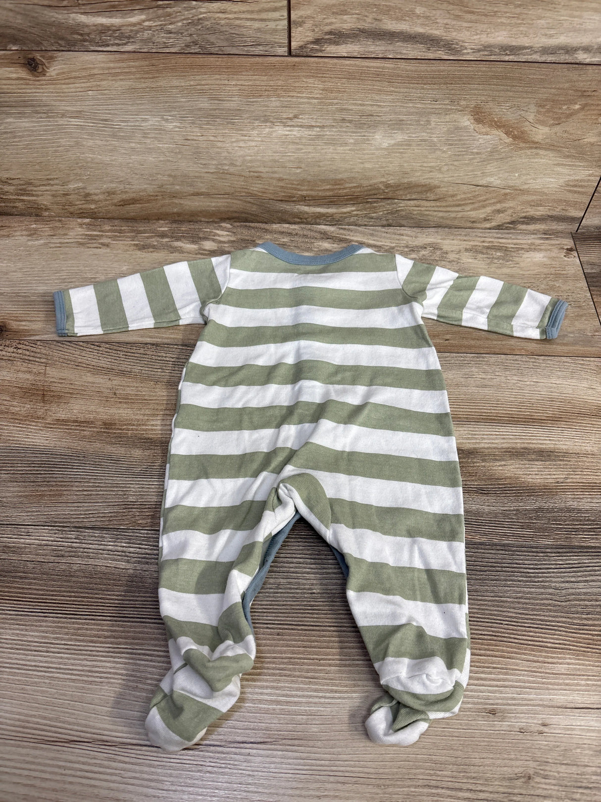 Carter's Striped Sleeper White sz 3m