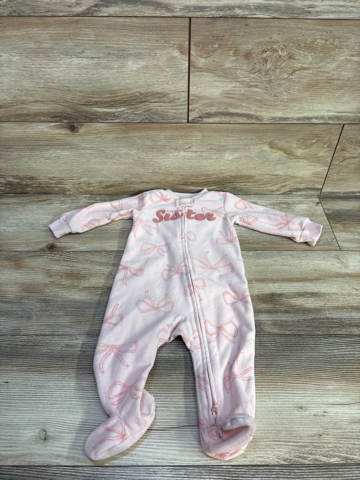 Carter's Little Sister Sleeper Pink sz 6m