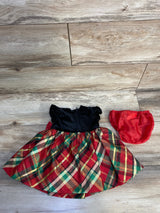 Bonnie Baby 2pc Velvet Dress & Bloomers Red sz 6-9m