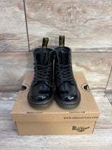 NEW Dr. Martens Lace Up Boots in Patent Leather Black sz 8c