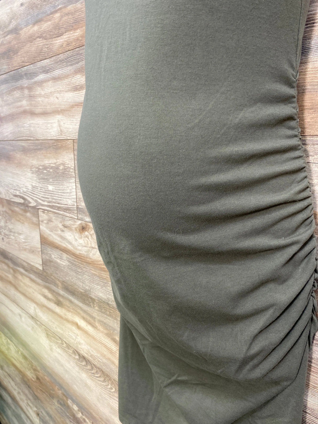 Isabel Maternity Tank Bodycon Dress Green sz Small