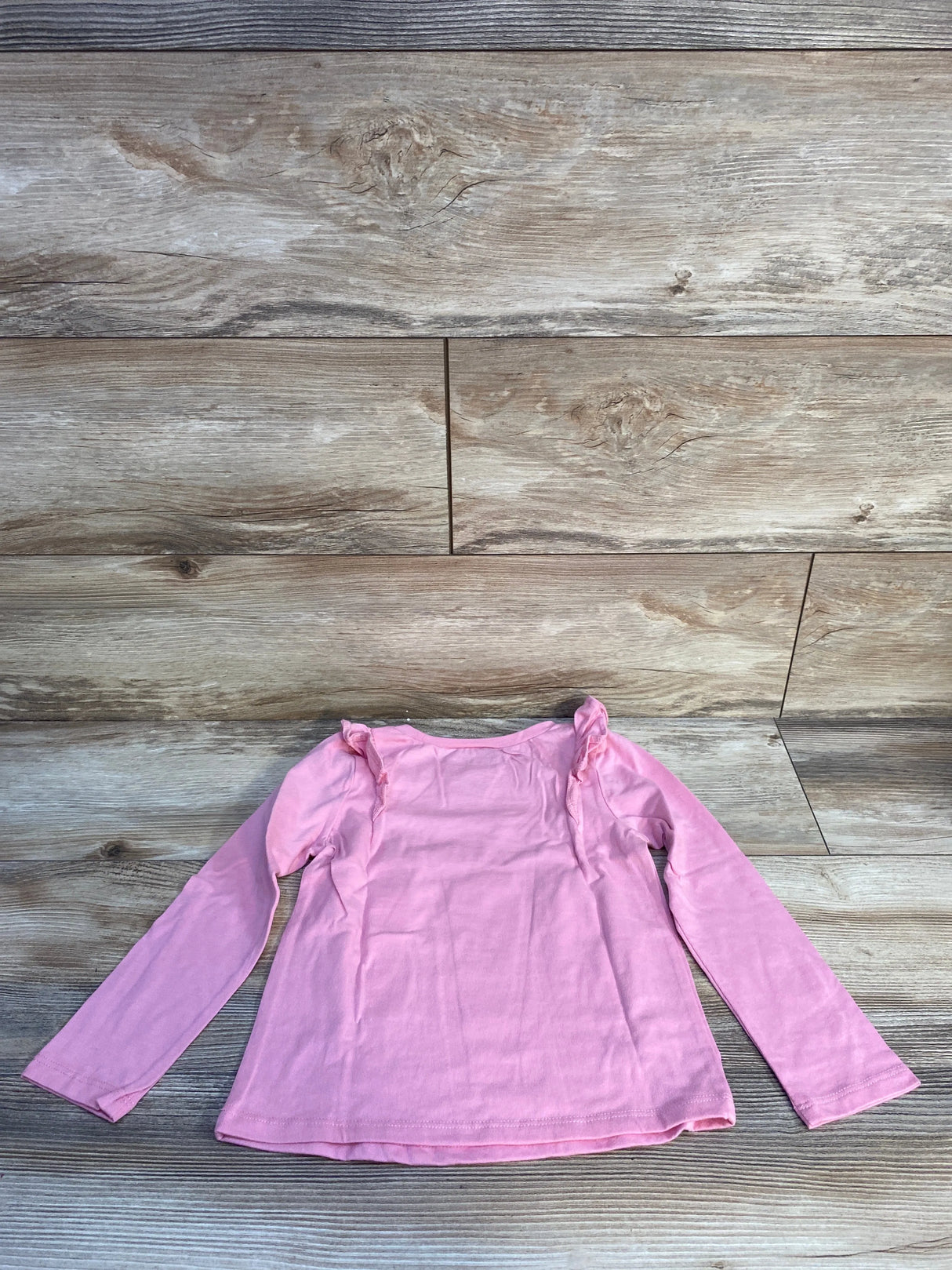 NEW Okie Dokie Sea Pink Ruffle Top sz 4T