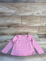 NEW Okie Dokie Sea Pink Ruffle Top sz 4T