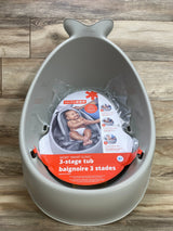 NEW Skip Hop Moby Smart Sling 3-Stage Tub in Grey