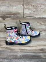 Dr. Martens Kids 1460 Floral Print Lace-Up Boots Sz 3Y