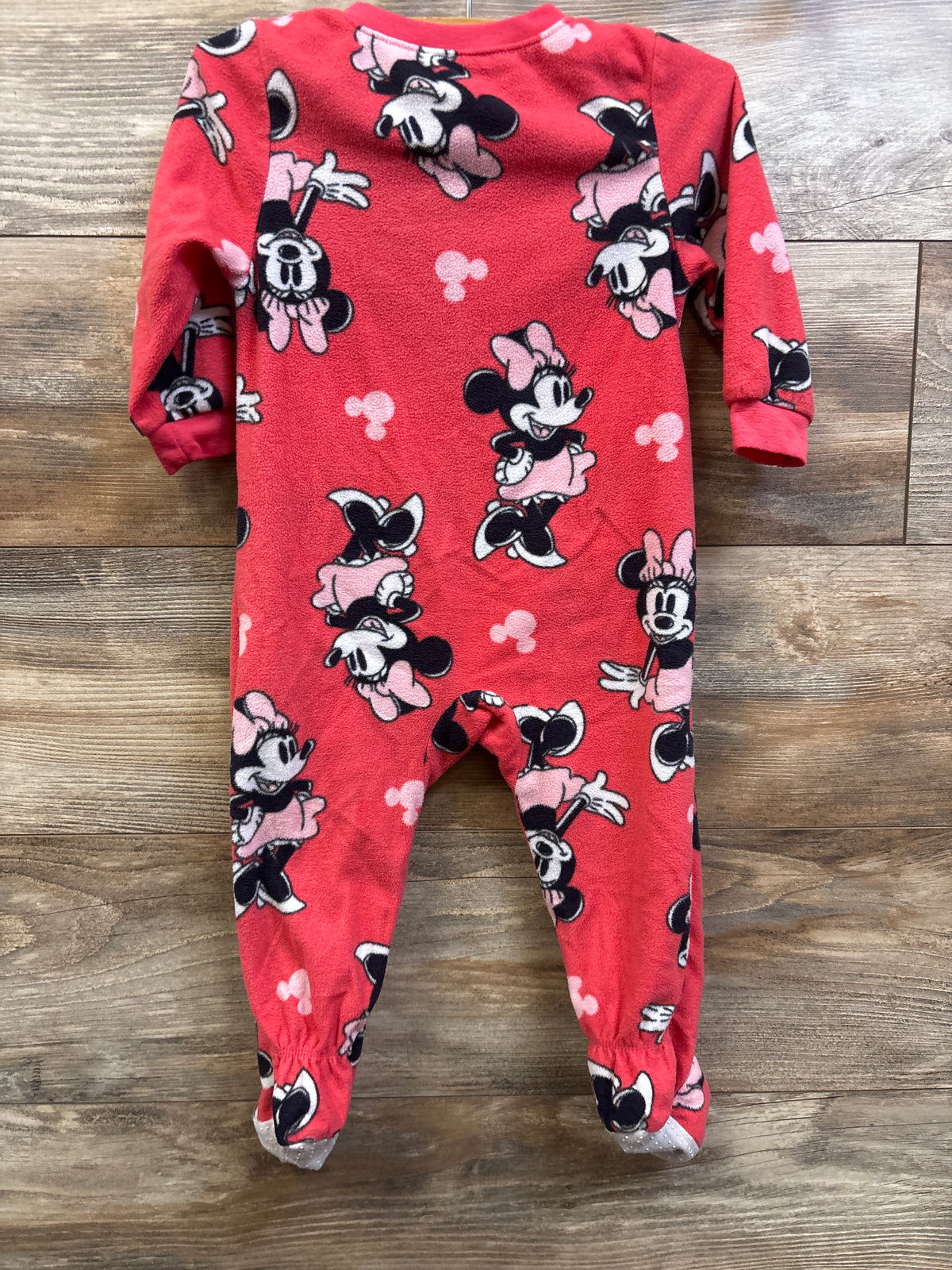Disney Junior Minnie Mouse Blanket Sleeper Red sz 18m