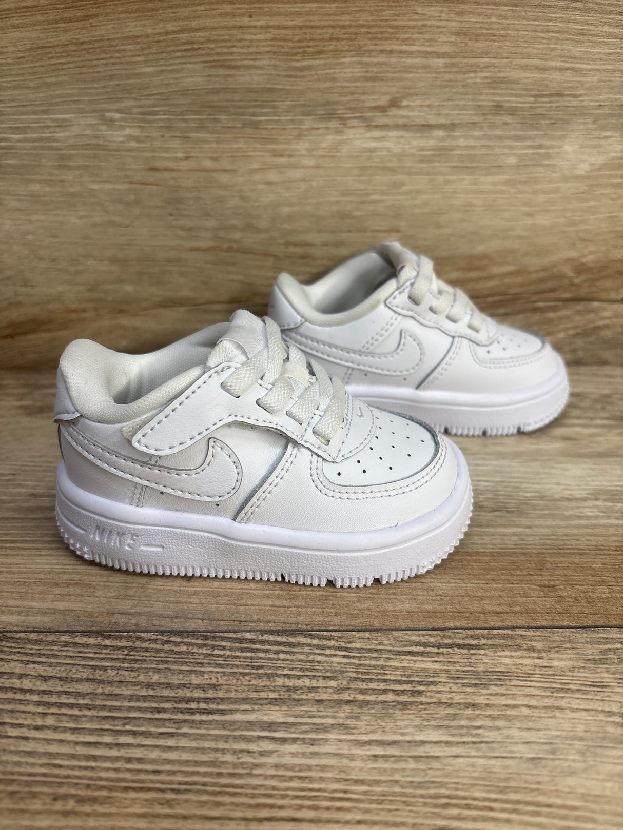 Nike Toddler Force 1 Low EasyOn White sz 4c
