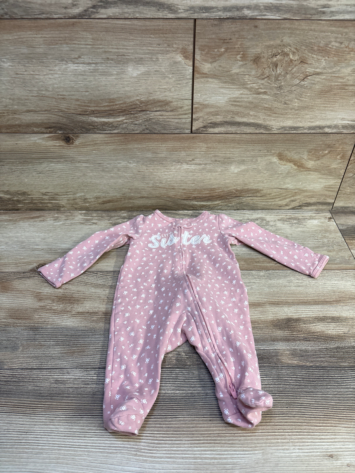 Carter's Little Sister Sleeper Pink sz 3m