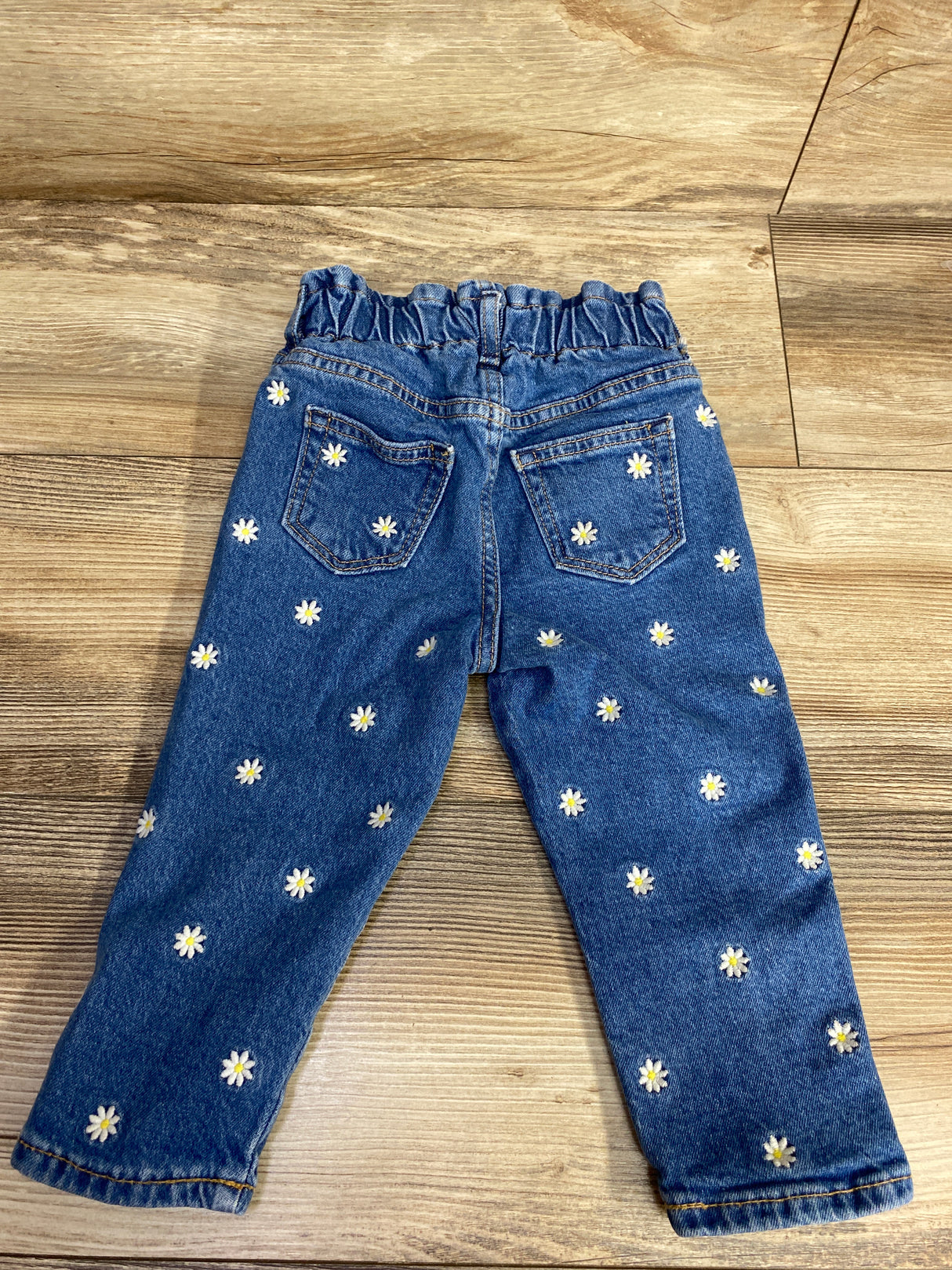 Baby Gap Floral Jeans Blue sz 2T