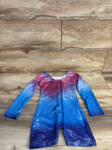 Long Sleeve Diamond Pink Gymnastics Biketard sz 5T