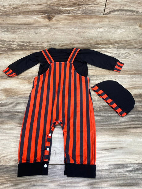 Halloween Pirate 3pc Black/Red Romper Set sz 12m - Me n Mommy To Be