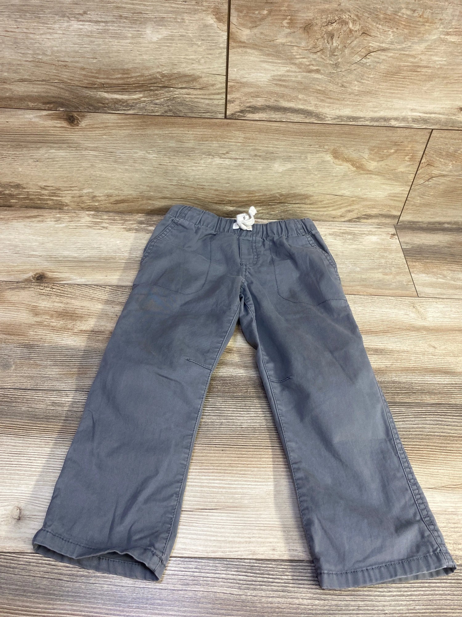 Cat & Jack Drawstring Straight Pants Grey sz 4T
