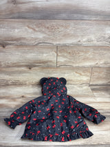 Disney Junior Plush Lined Minnie Mouse Jacket Black sz 2T