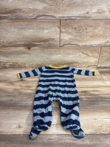 Carter's Striped Sleeper Blue sz 9m